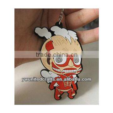 Attack on Titan Colossal Titan silicone keychain key chain