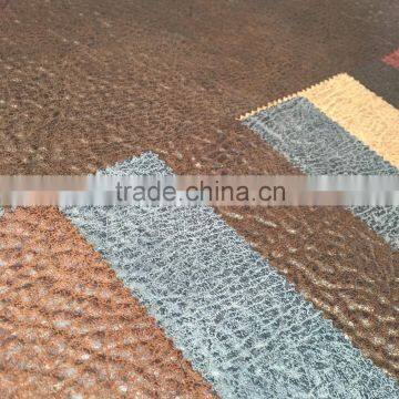 Washed Woven Suede bonding with fleece for sofas