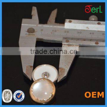 2016 New Design 27MM Round Alloy Hot Sale Resin Button Wholesale for Garments photo-6