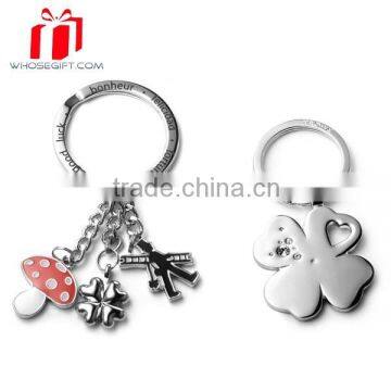 New Custom Design Zinc Alloy Making Rhinestones Metal Keychain In Luxury Style