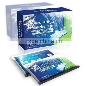 teeth whitening strips with detal whiteing gel/white strips/ 3d teeth whitening strips/oem whitening strips