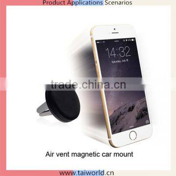 Easy one touch smart phone car holder vent mount