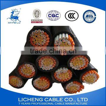 KVV 4*4 450/750V 0.6/1KV KVV Type Copper Core PVC(PE,XLPE) Insulation PVC Sheath Control Power Electrical Cable