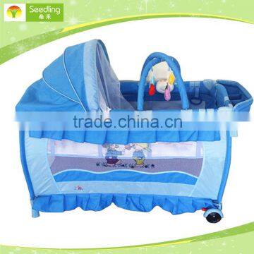 Baby playpen with canopy, travel luxury baby playpen, outdoor folding children playpen