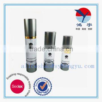 Colorful Aluminium and Plastic Airless Pump Bottle Flask 100ml/50ml/30ml/15ml