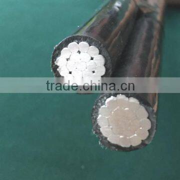 Duplex service drop -aluminum conductor(ABC)