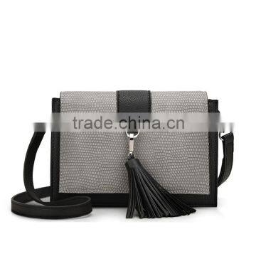 China Factory Products Leather Bags Shoulder Bag Style With Tassel photo-2