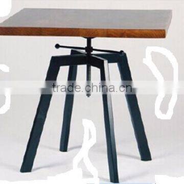 Industrial furniture Bar table , Height adjustable Cafe Table