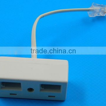 Full inventory cat5e unshielded rj45 inline coupler with high quality