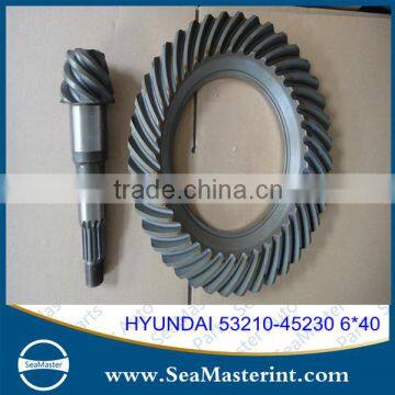 Crown wheel and pinion for HYUNDAI 53210-45230 6*40