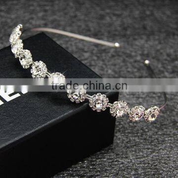 rhinestone bridal fleur headband