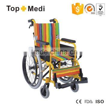 Medical Pediatric Manual Aluminum Wheelchair for Children/Silla de ruedas manual pediatrico