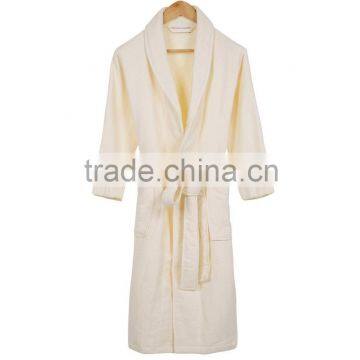 White Waffle Bathrobe, Hotel Bathrobe photo-2