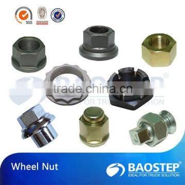 Wheel actros truck parts customized special nuts, hex nut