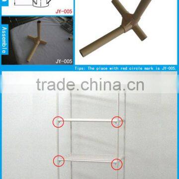 JY-A005|Plastic Connectors for Flexible Pipe|Durable Plastic Joint for Storage|Industrial Plastic Connector
