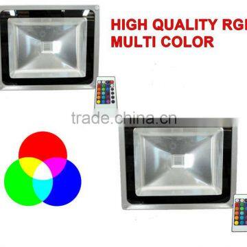 RGB LED Floodlight, 10W/20W/30W/50W/80W rgb led flood light with Waterproof IP65