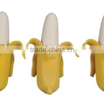 Lovely banana shaped silicone rubber wine bottle stopper