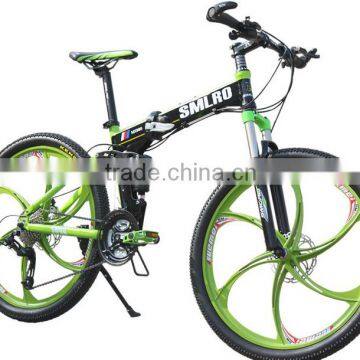 Hot sell 26 inch Aluminum frame mountain bike /Magnesium alloy rims bicycle/27speed folding bike