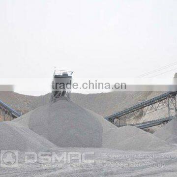 Stone crusher line equipped with the advanced crusher machine