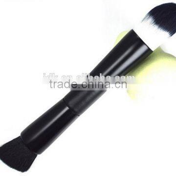 Custom Logo Double Ended Makeup Blusher and Tapered Brush photo-2