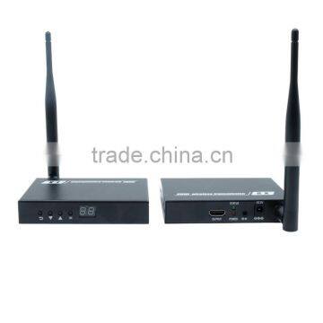 Good quality 1080P wireless hdmi transmitter & receiver with IR & local HDMI output up to 50M