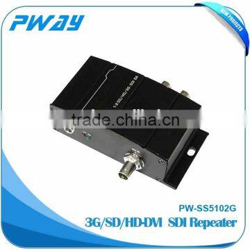 Pway 1x2 Black 3G-SDI, HD-SDI,SD-SDI audio signal Repeater