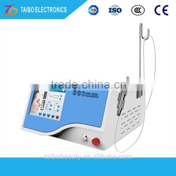 Portable Vascular Removal 980nm diode laser beauty cosmetics / laser diode 980nm spider vein removal machine