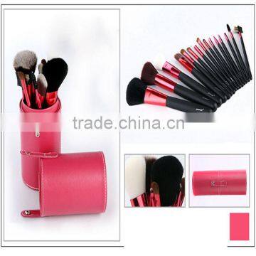PU Leather Travel Cosmetic Brush Pen Holder Storage Empty Holder Makeup Artist Bag Brushes Organizer Make Up Tools 4 Color
