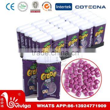 sweet grape flavor mini china chewing gum