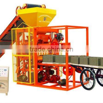 QTJ4-26A vibration automatic kerb brick making machine hollow/solid/paving block making industrail equipment in China price