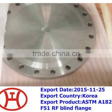 ASTM A182 F51 RF blind flange