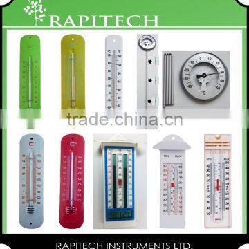 Gardening Indoor Outdoor Plastic Wooden Metal Wall Thermometer photo-4