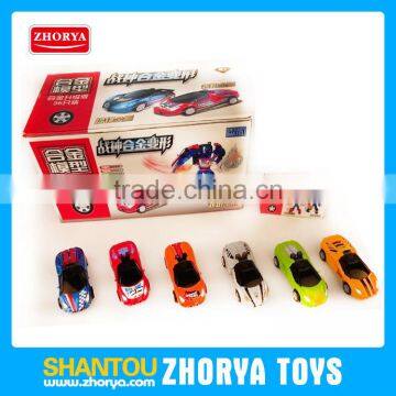 Zhorya Hot toys Action Figure Deformation Alloy car kids toys