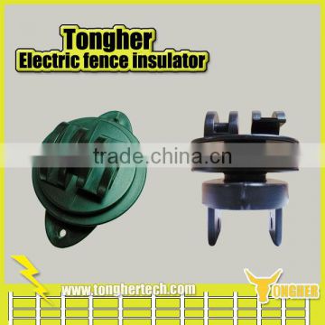 Pin lock type fiberglass middle post insulator for electric fencing