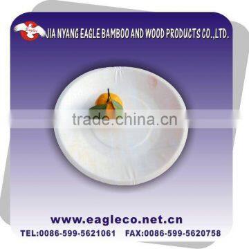 disposable wooden round plate