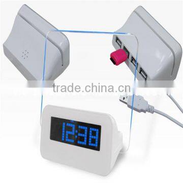 Fancy Digital Projcetor Alarm Clock Led Alarm Clock With Usb Port photo-5