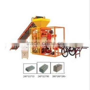 Fully Automatic Cement/ Concrete Unburned Brick machine QTJ4-26A Guangzhou Supply