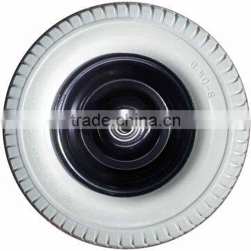 16 Inch 6.50-8 FLAT FREE PU Wheel for Wheelbarrows photo-2