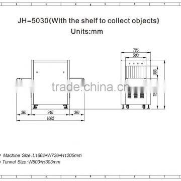 5030C Secutiry X-ray Baggage Scanner Machine for Inspection Small Bag photo-2