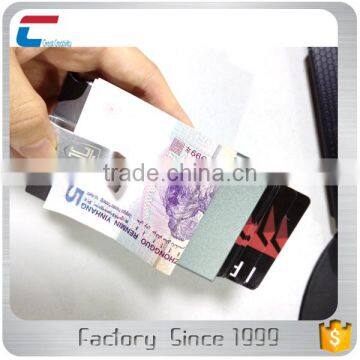 Customized Design Aluminum RFID Blocking Credit Card Holder Wallet From CXJ photo-6