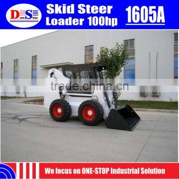 Hydraulic Joystick Skid Steer Loader 1605A WECAN Skid Steer Tires 12x16.5 photo-2