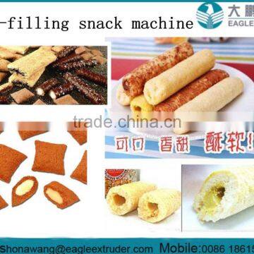 chocolate/cream/peanut butter core filling cereal snack stick making machine processing equipment