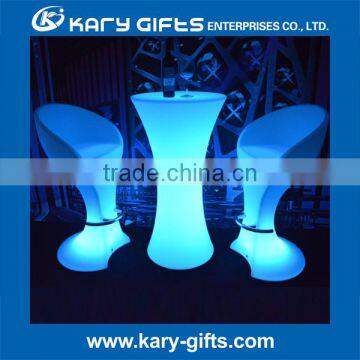 led illuminated furniture LED light outdoor furniture led table led chairs