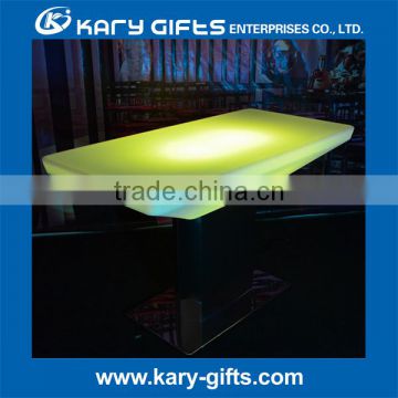 modern design plastic led bar furniture height adjustable coffee table