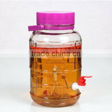 Glass Mason Jar 1L/2L/3L/4L/5L/8L/10L/12L/15/20L/25L, Glass Beverage Dispenser jar