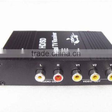 Automatic video stereo audio output mobile digital TV receive box for car ATSC-MH