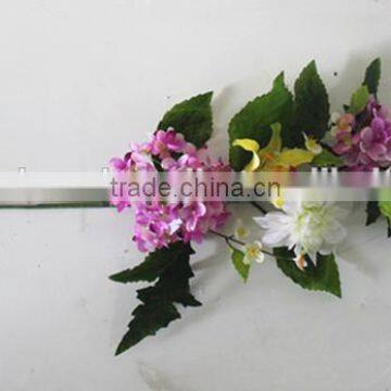 China Beautiful Twedding Table Centerpieces Silk Flowers Wholesale Artificial Flower Stick Wholesale photo-2