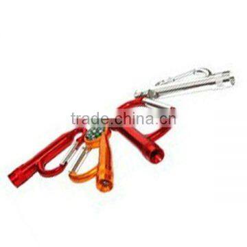 Bottle Opener Aluminum Carabiner with light and compass