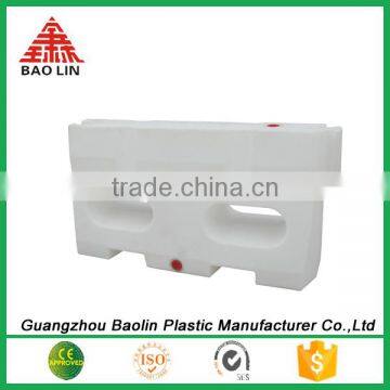 Water filled barrier plastic crowd control barrier