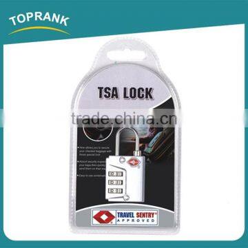 Toprank China Manufacturer Wholesale Portable Luggage Travel Lock 3 Digital Combination TSA Code Padlock photo-2